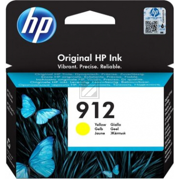 3YL79AE // 912 / gelb / original HP Tintenpatrone gelb / 3YL79AE / 315 S. / 2.93 ml
