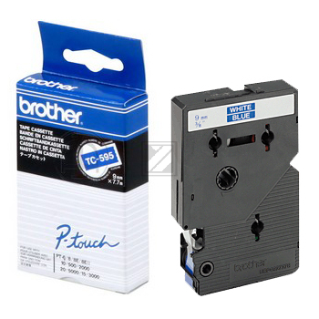 TC595 / original BROTHER PTouch Farbband / TC595