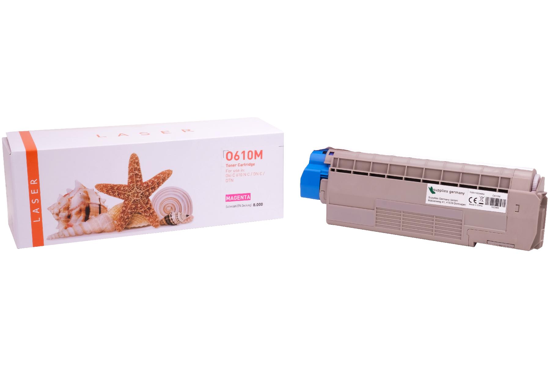 Alternativ Toner Magenta für OKI / 44315306 / 8.000 Seiten