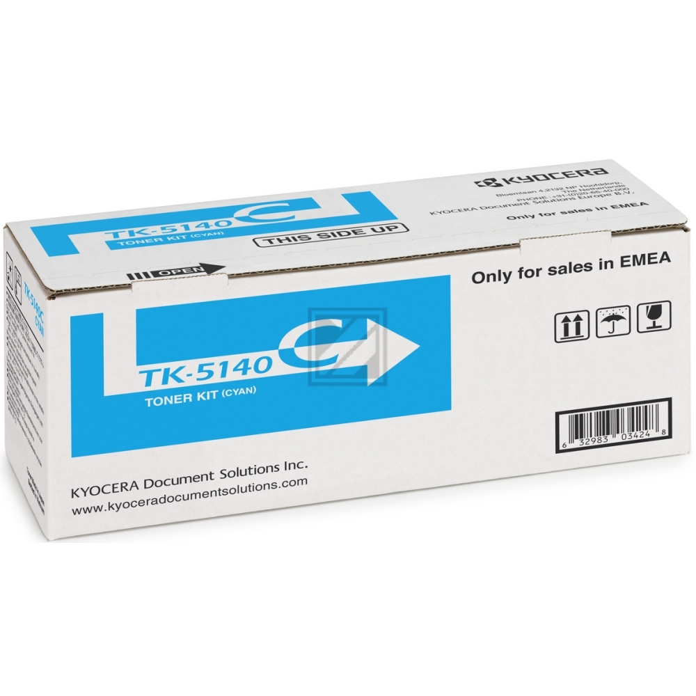 1T02NRCNL0 // TK5140C / cyan / original KYOCERA Toner cyan / 1T02NRCNL0 / 5000 S.