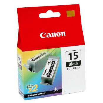 8190A002 // BCI15BK / schwarz / original CANON Tintenpatrone schwarz / 8190A002 / 80 S. / 5.30 ml