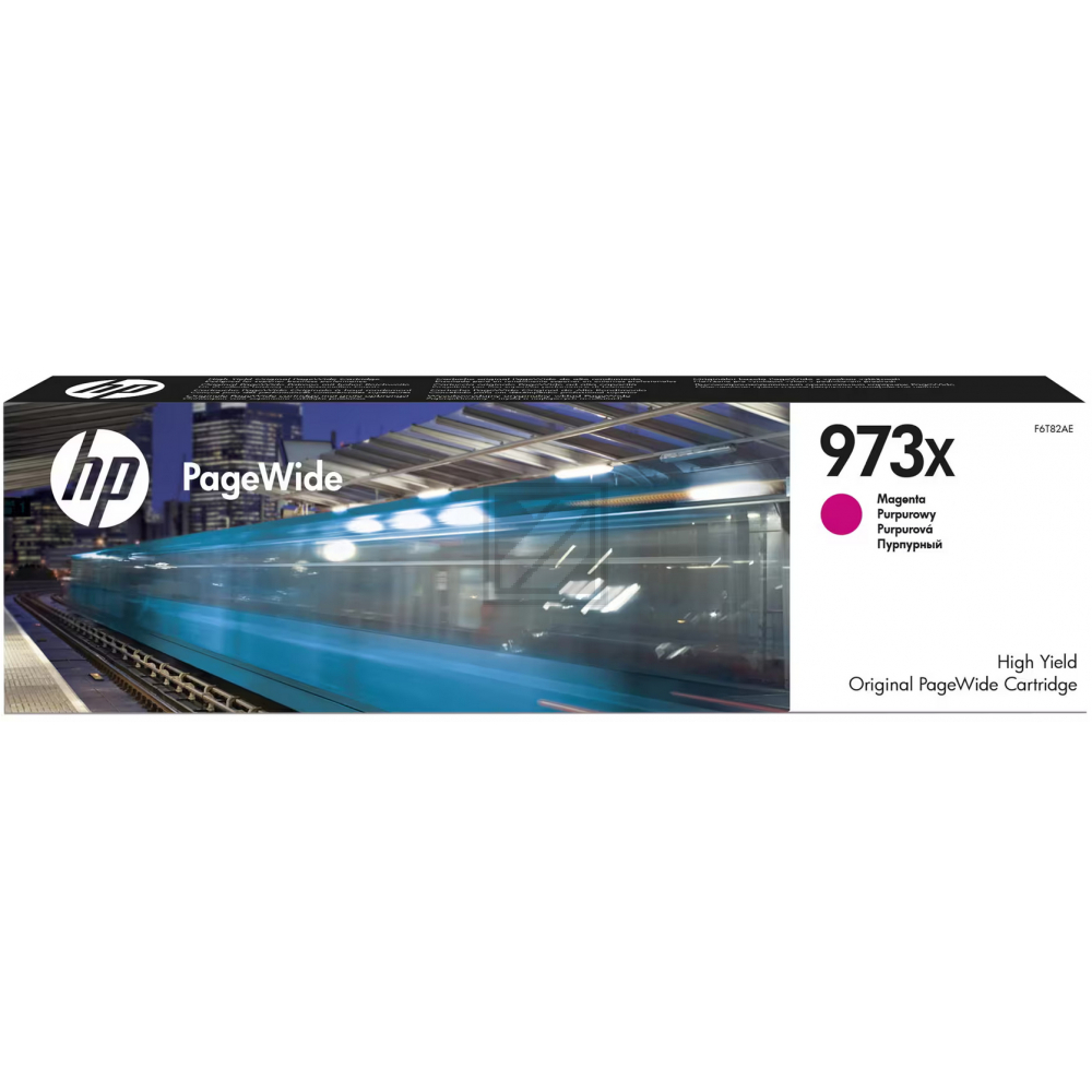 F6T82AE // 973X / magenta / original HP Tintenpatrone magenta / F6T82AE / 7000 S. / 82.00 ml