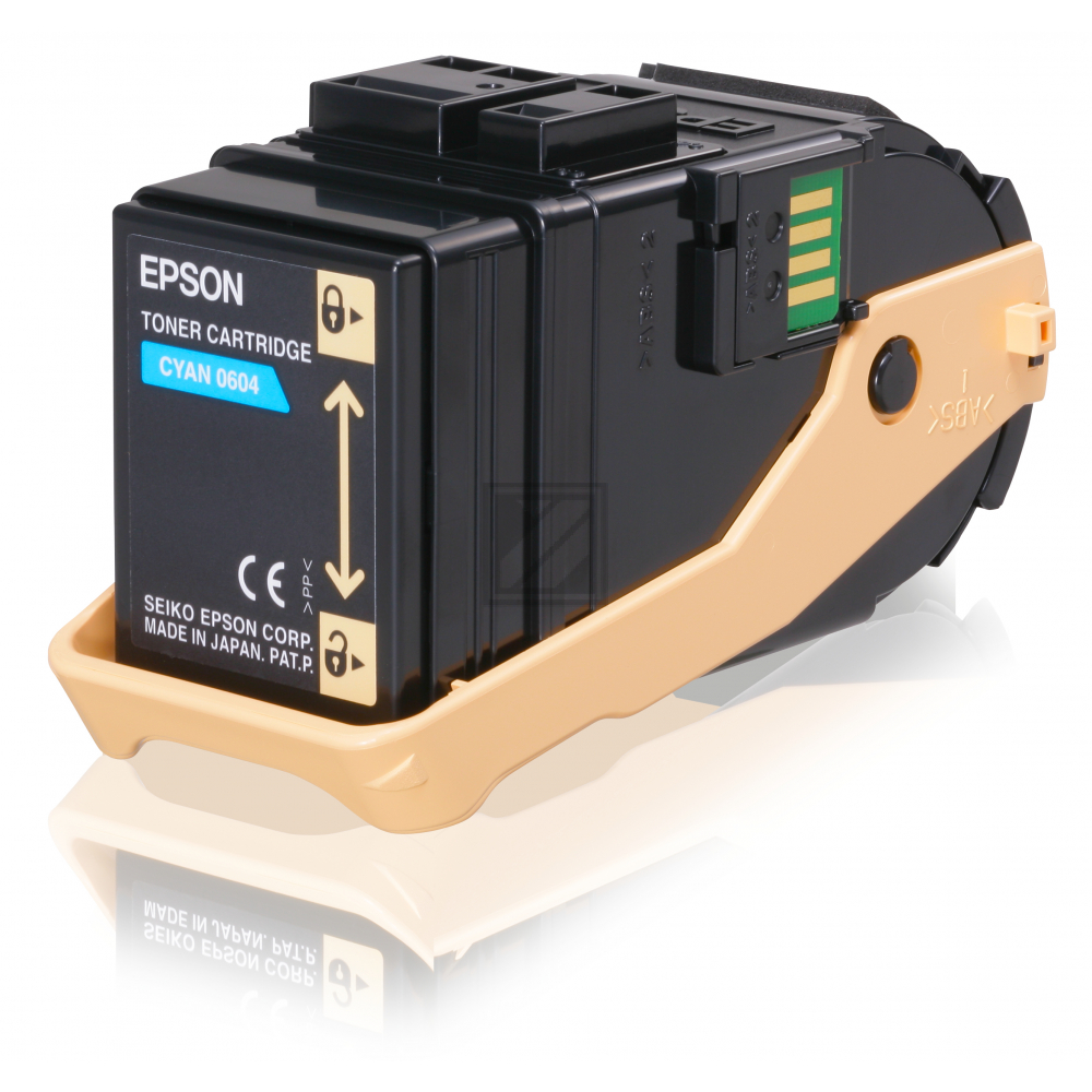 C13S050604 // 0604 / cyan / original EPSON Toner cyan / C13S050604 / 7500 S.