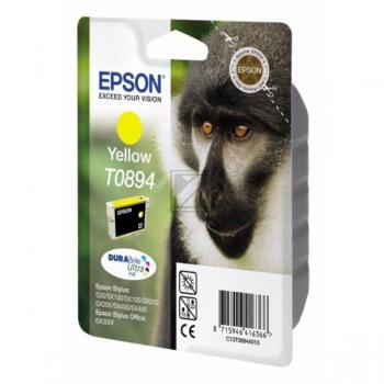 C13T08944011 // T0894 / gelb / original EPSON Tintenpatrone gelb / C13T08944011 / 225 S. / 3.50 ml