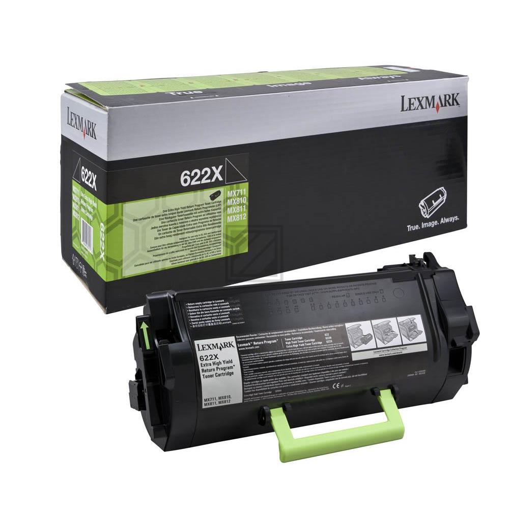 62D2X00 // 622X / schwarz / original LEXMARK Toner schwarz / 62D2X00 / 45000 S.