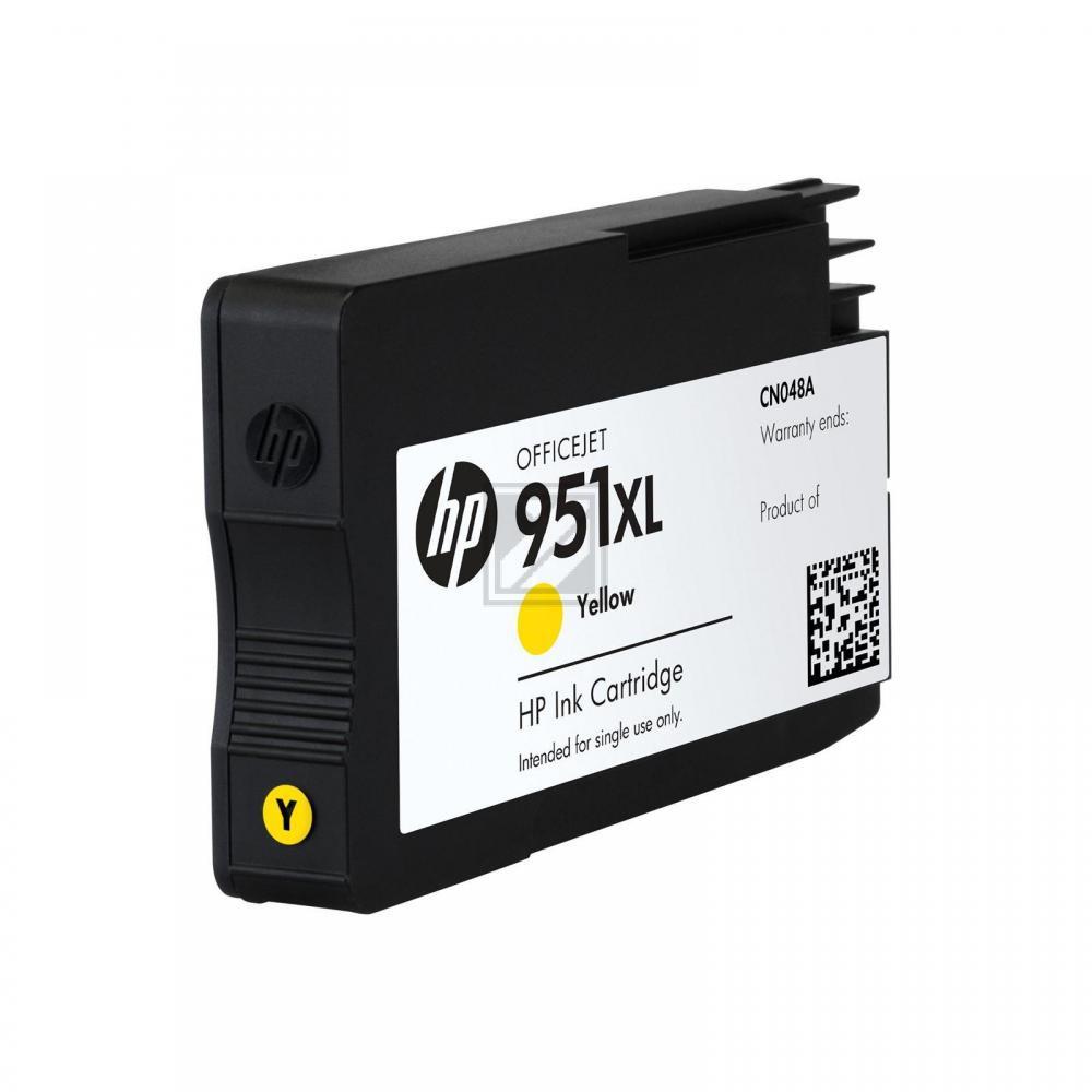 CN048AE // 951XL / gelb / original HP Tintenpatrone gelb / CN048AE / 1500 S. / 17.00 ml