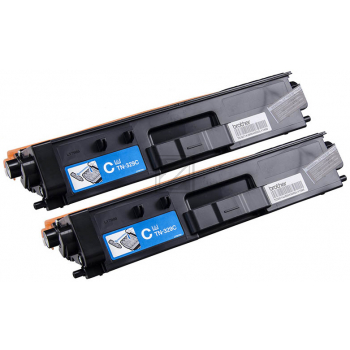 TN329CTWIN / cyan / original BROTHER Toner cyan / TN329CTWIN / 6000 S.