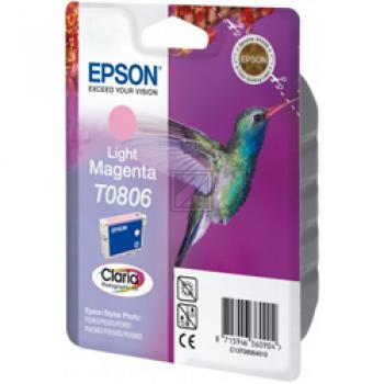 C13T08064011 // T0806 / magenta / original EPSON Tintenpatrone magenta hell / C13T08064011 / 520 S. / 7.40 ml