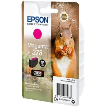 C13T37834010 // 378 / original EPSON Tintenpatrone magenta / C13T37834010 / 360 S. / 4.10 ml