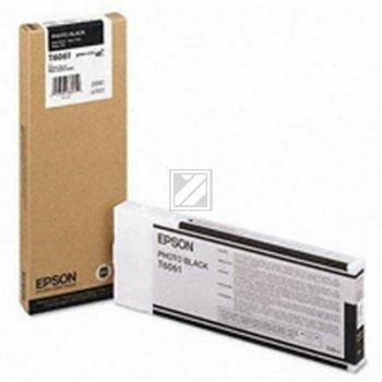 C13T614100 // T6141 / schwarz / original EPSON Tintenpatrone schwarz matt / C13T614100 / 220.00 ml