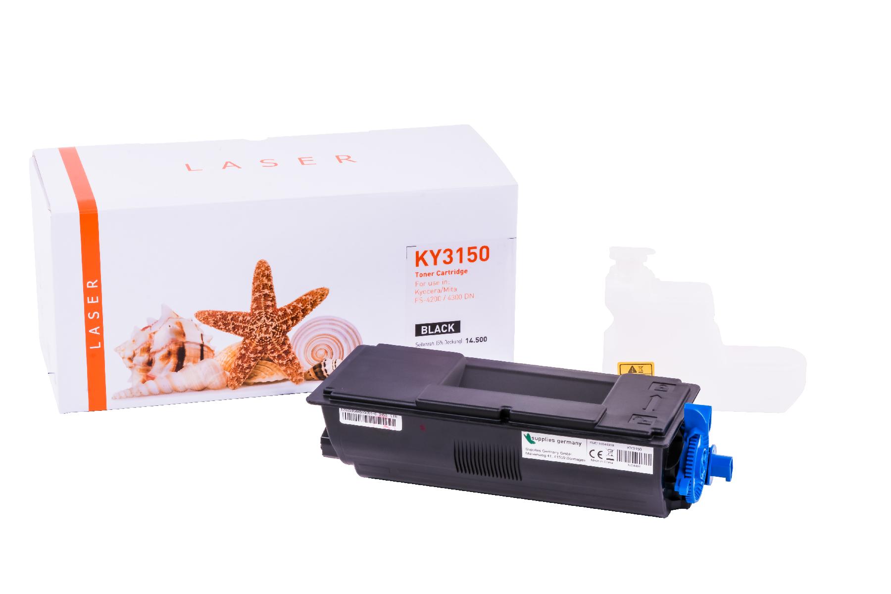 Alternativ Toner Black für Kyocera / TK3150 / 14.500 Seiten