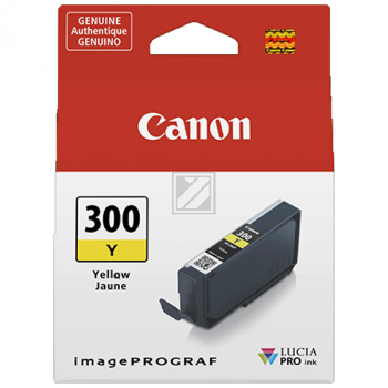 4196C001 // PFI300Y / original CANON Tintenpatrone gelb / 4196C001 / 14.40 ml