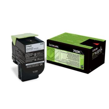 70C20K0 // 702K / schwarz / original LEXMARK Toner schwarz / 70C20K0 / 1000 S.