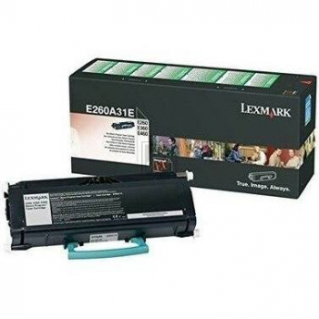 E260A31E / original LEXMARK Toner schwarz / E260A31E / 3500 S. E260A31E / original LEXMARK Toner schwarz / E260A31E / 3500 S.