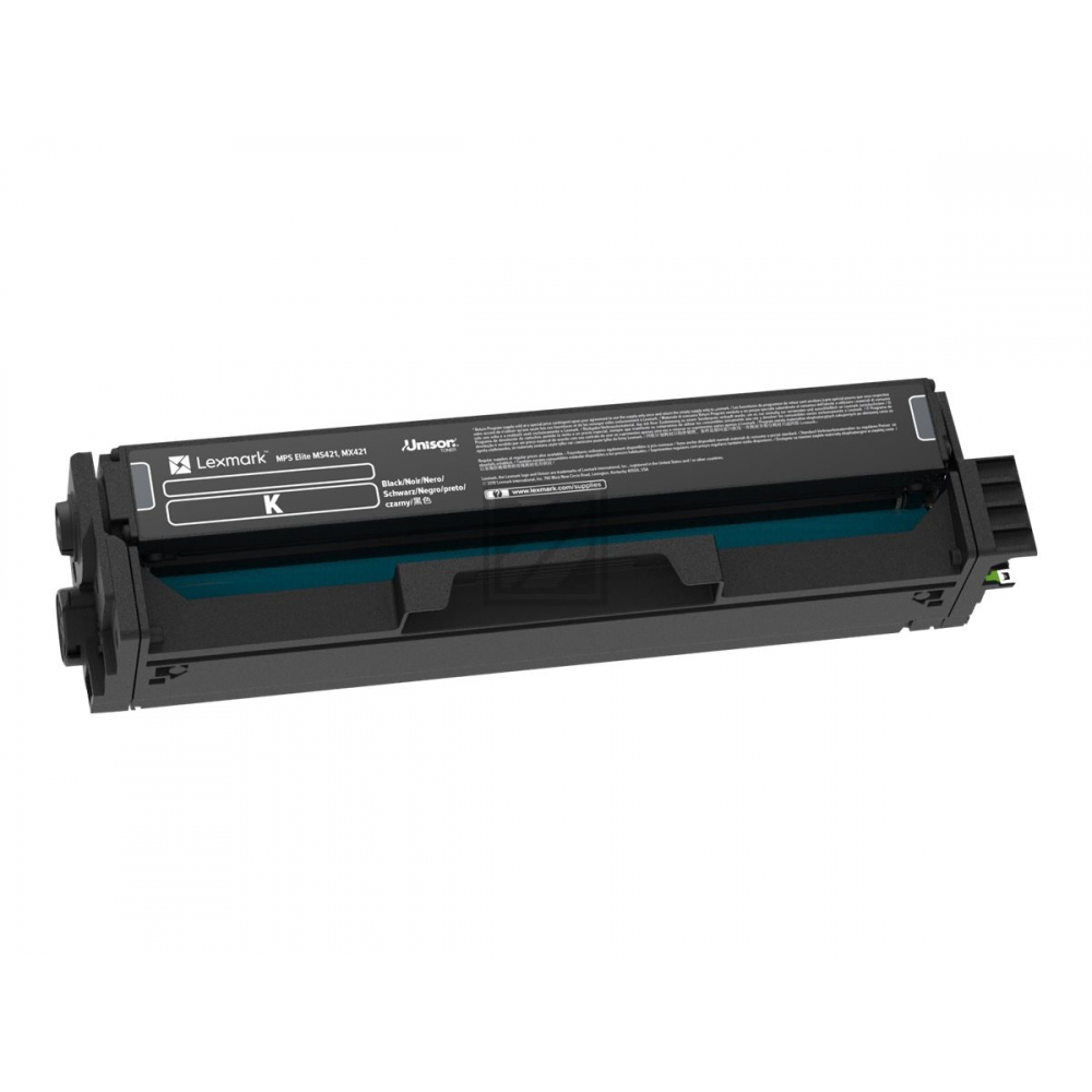 20N0H10 / schwarz / original LEXMARK Toner schwarz / 20N0H10 / 4500 S.