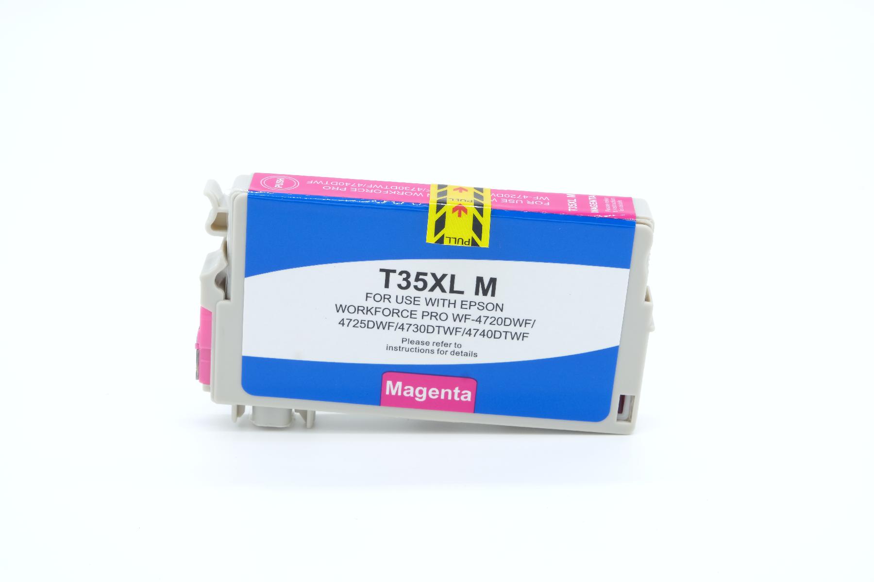 BULK T35XLM Alternativ Tinte Magenta für Epson / C13T35934010 / 1.900 Seiten