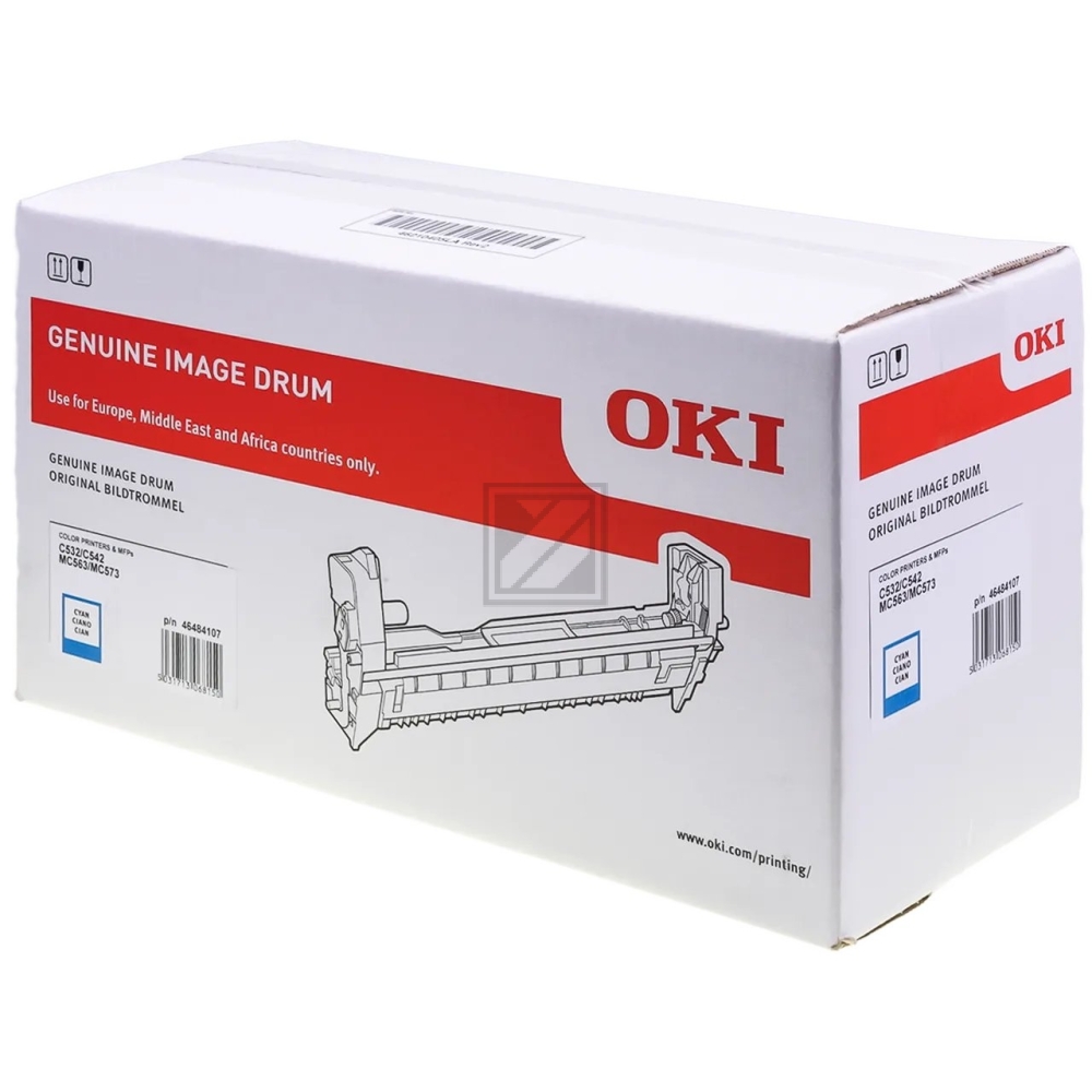 46484107 / cyan / original OKI Drum Kit / 46484107 / 30000 S.