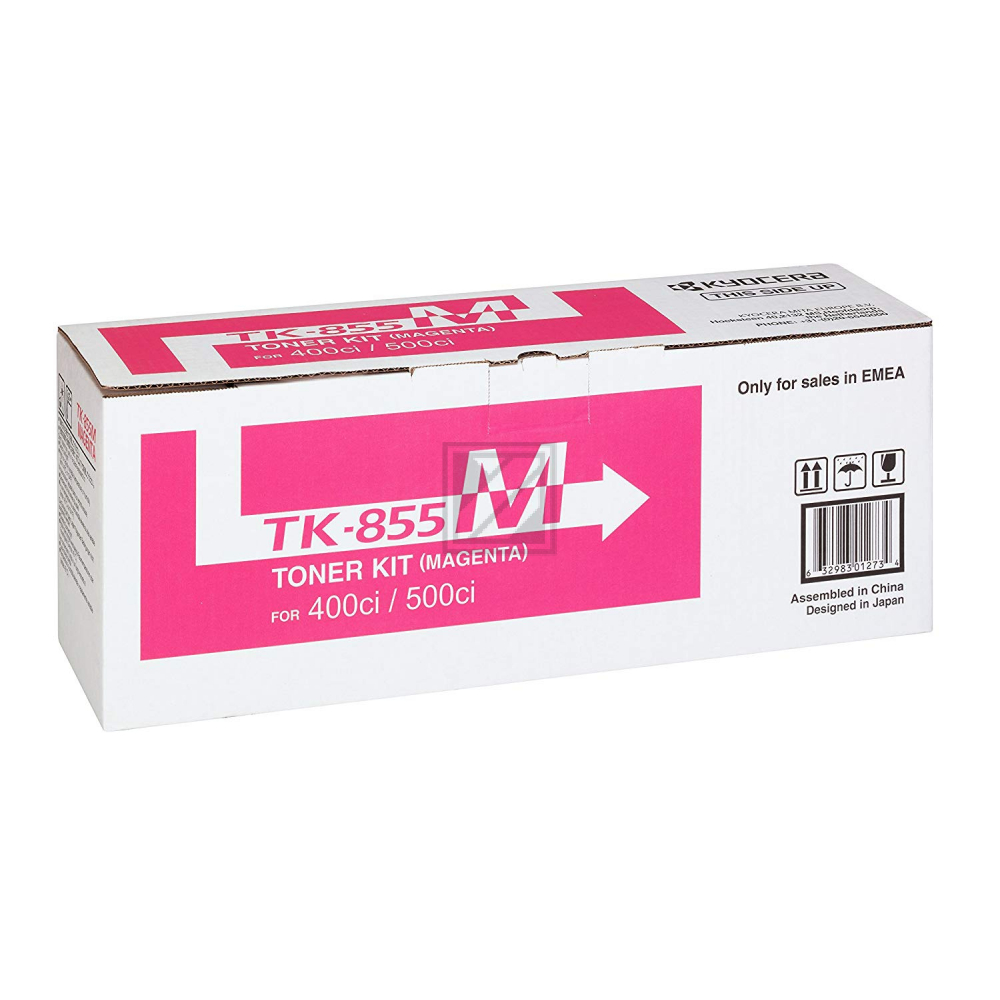1T02H7BEU0 // TK855M / magenta / original KYOCERA Toner magenta / 1T02H7BEU0 / 18000 S.