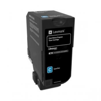 84C2HCE / cyan / original LEXMARK Toner cyan / 84C2HCE / 16000 S.