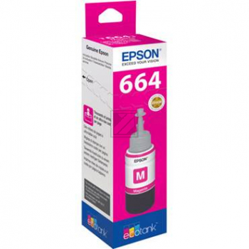 C13T664340 // 664 / magenta / original EPSON Tintenflasche magenta / C13T664340 / 70.00 ml