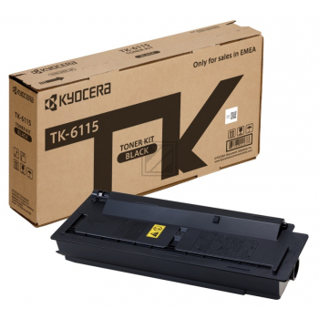 1T02P10NL0 // TK6115 / schwarz / original KYOCERA Toner schwarz / 1T02P10NL0 / 15000 S.
