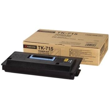 1T02GR0EU0 // TK715 / schwarz / original KYOCERA Toner schwarz / 1T02GR0EU0 / 34000 S.