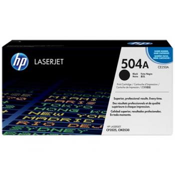 CE250A /504A Original Toner Black für HP / 504A K/ CE250A / 5.000 Seiten