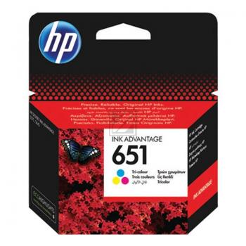 C2P11AE // 651 / original HP Druckkopfpatrone color / C2P11AE / 300 S.