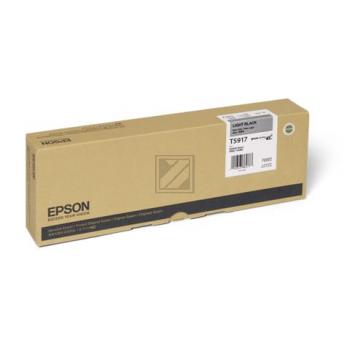C13T591700 // T5917 / schwarz / original EPSON Tintenpatrone schwarz hell / C13T591700 / 700.00 ml