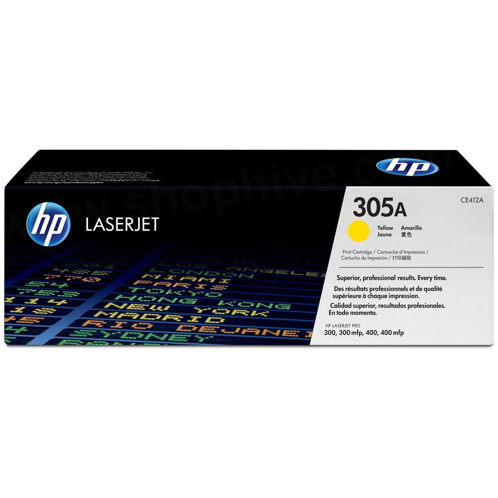 CE412A // 305A / gelb / original HP Toner gelb / CE412A / 2600 S.