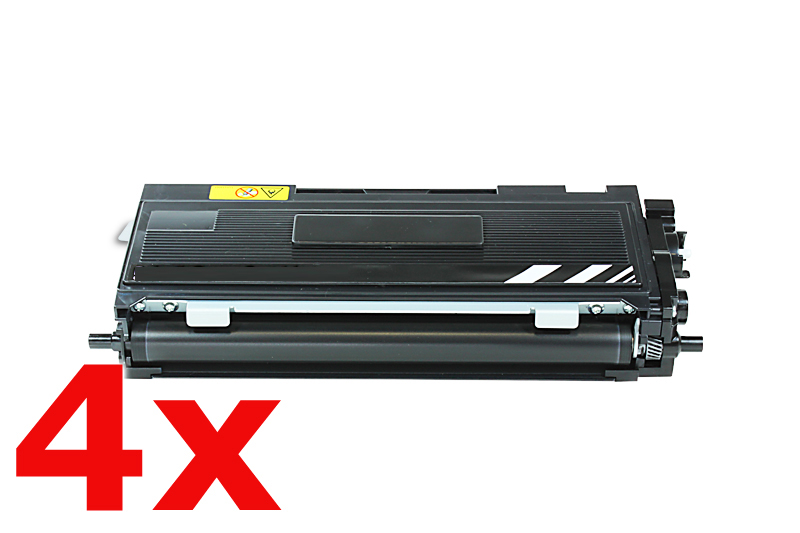 4er Set TONTN2000HC Alternativ Toner Black für Bro / TN2000HC / 4x5.000 Seiten