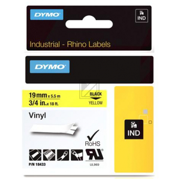 18433 // S0718470 / schwarz / original DYMO Farbband / 18433