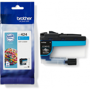 LC424C / cyan / original BROTHER Tintenpatrone cyan / LC424C / 750 S.