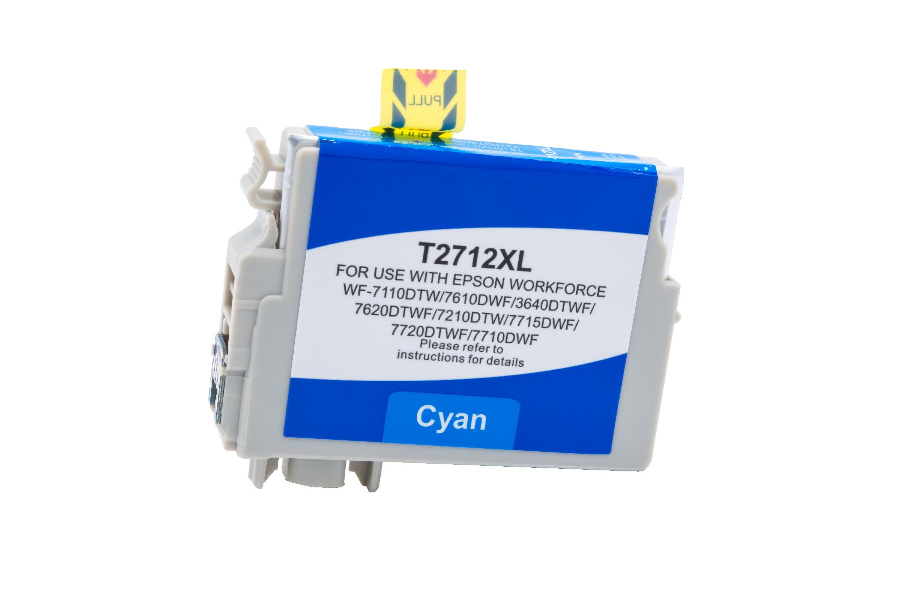 Alternativ Tinte Cyan für Epson / C13T27124012 / 10,4ml