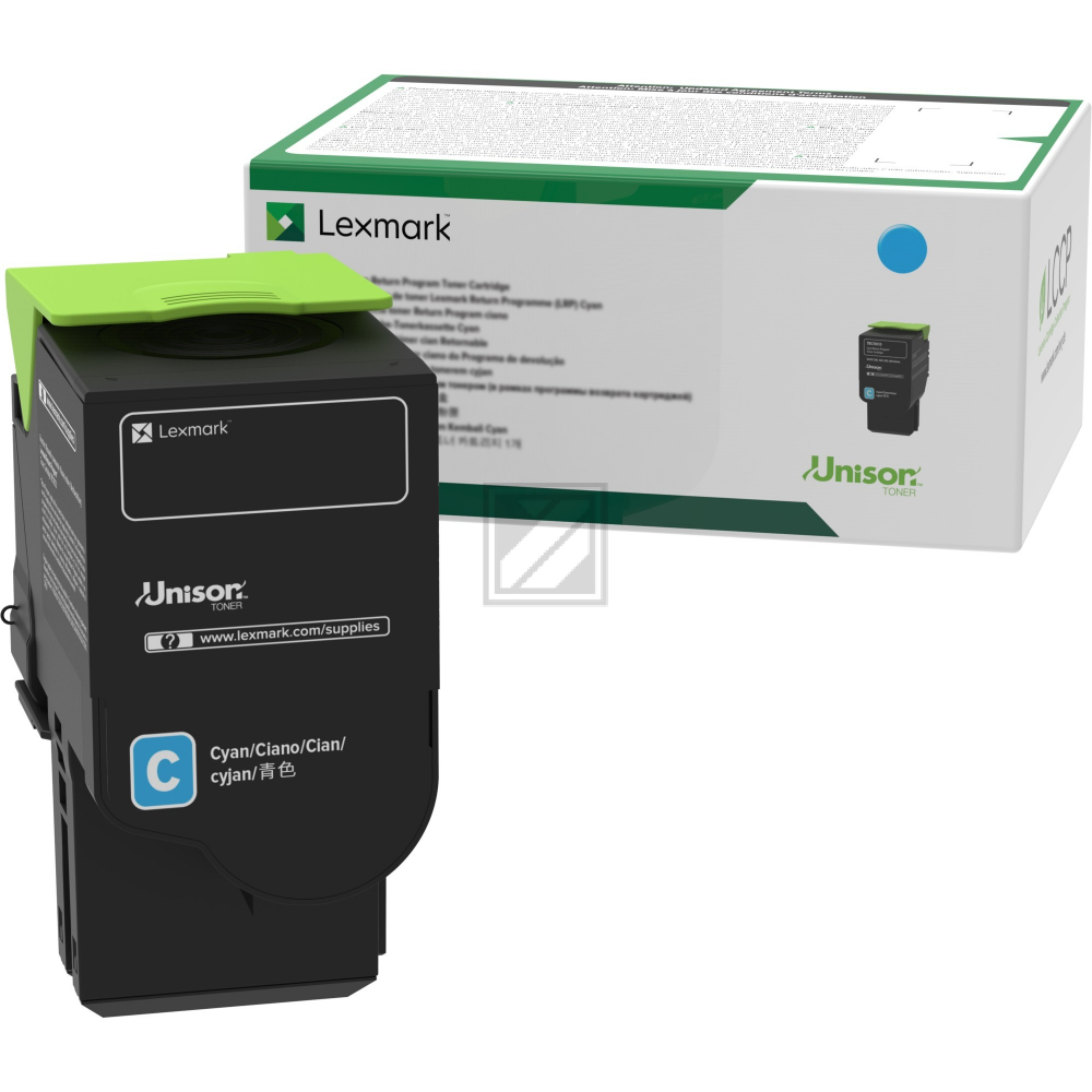 C2320C0 / cyan / original LEXMARK Toner cyan / C2320C0 / 1000 S.