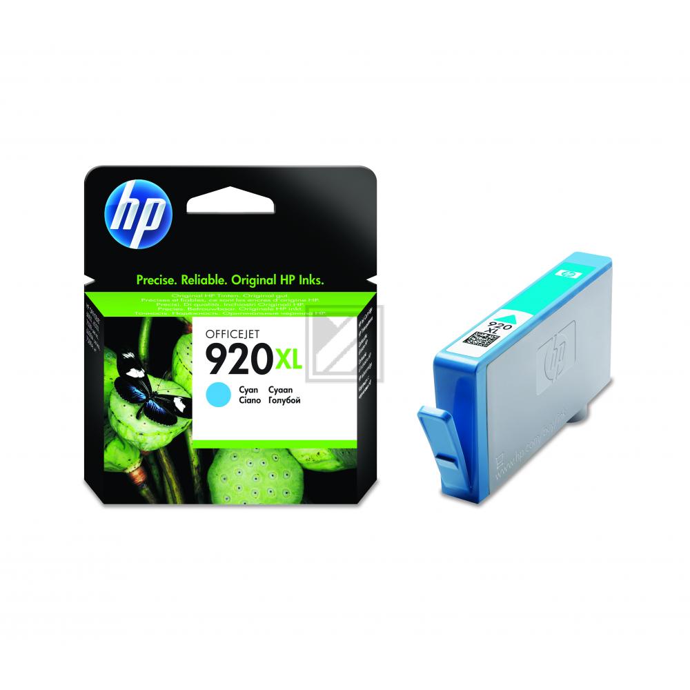 CD972AE // 920XL / cyan / original HP Tintenpatrone cyan / CD972AE / 700 S. / 6.00 ml