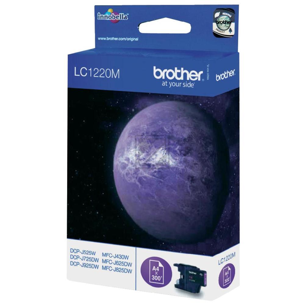 LC1220M / magenta / original BROTHER Tintenpatrone magenta / LC1220M / 300 S.