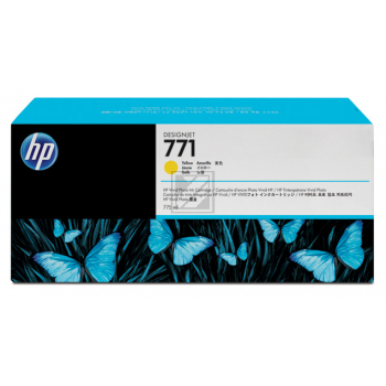 B6Y10A // 771C / gelb / original HP Tintenpatrone gelb / B6Y10A / 775.00 ml