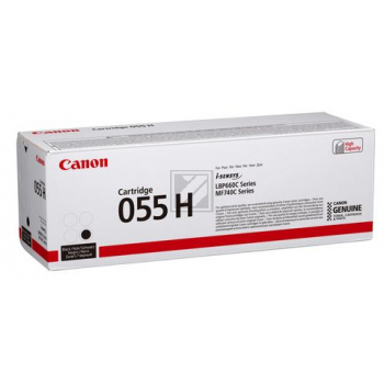 3020C002 // 055H / schwarz / original CANON Toner schwarz / 3020C002 / 7600 S.