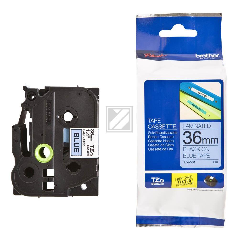 TZE561 / schwarz / original BROTHER PTouch Farbband / TZE561