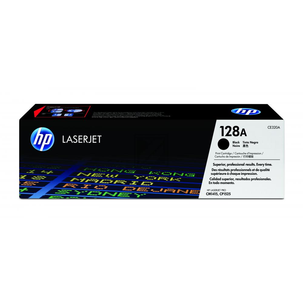 CE320A // 128A / schwarz / original HP Toner schwarz / CE320A / 2000 S.