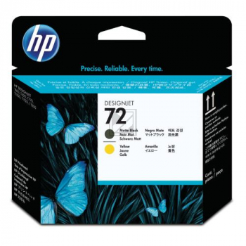C9384A // 72 / schwarz / original HP Druckkopf schwarz matt / C9384A