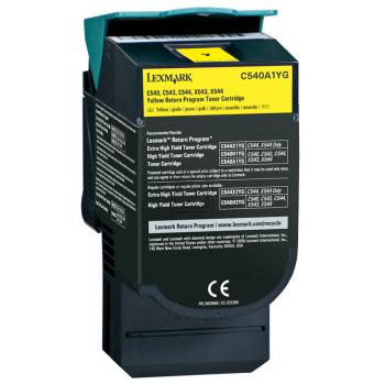 C540A1YG / gelb / original LEXMARK Toner gelb / C540A1YG / 1000 S.