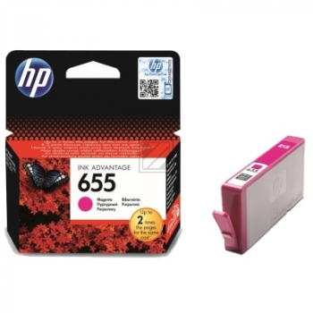 CZ111AE // 655 / magenta / original HP Druckkopfpatrone magenta / CZ111AE / 600 S.