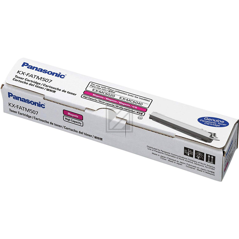KXFATM507 / magenta / original PANASONIC Toner magenta / KXFATM507 / 4000 S.