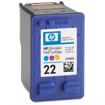 C9352AE // 22 / original HP Druckkopfpatrone color / C9352AE / 165 S. / 5.00 ml