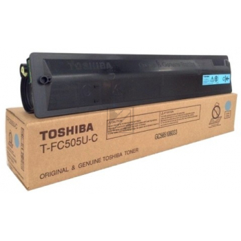 6AJ00000135 // TFC505EC / cyan / original TOSHIBA Toner cyan / 6AJ00000135 / 33600 S.