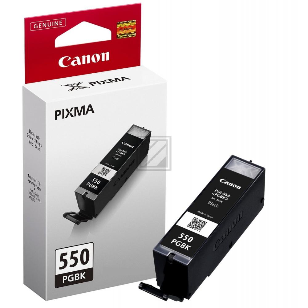 6496B001 // PGI550PGBK / schwarz / original CANON Tintenpatrone schwarz / 6496B001 / 300 S. / 15.00 ml