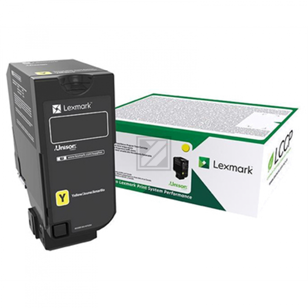 73B20Y0 / gelb / original LEXMARK Toner gelb / 73B20Y0 / 15000 S.