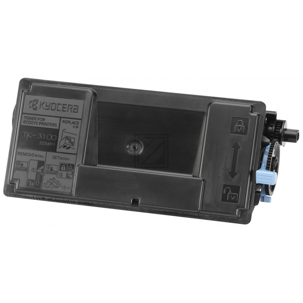 1T02MS0NL0 // TK3100 / schwarz / original KYOCERA Toner schwarz / 1T02MS0NL0 / 12500 S.